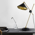 Black Iron Table Lamps Shade Angle Adjustable Bronze Table Lamp Supplier